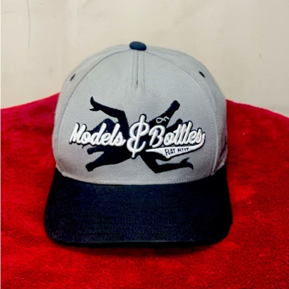 Flat Fitty “Models & Bottles” SnapBack 🧢